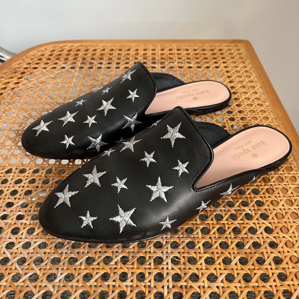 Kate Spade Sareen Star Embroidered Flats